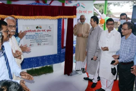 খুলনায় হাইটেক পার্কের ভিত্তিপ্রস্তর স্থাপন  